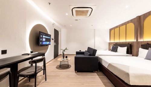 Habitación familiar, 2 camas de matrimonio
