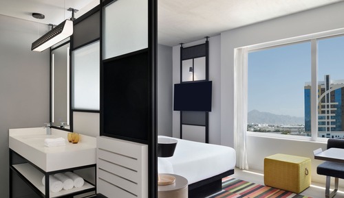 aloft, Habitación, 1 cama de matrimonio grande, no fumadores, vistas a la ciudad