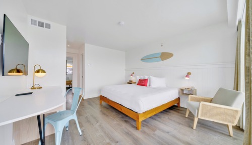 Suite, 1 cama de matrimonio grande con sofá cama, vistas al mar