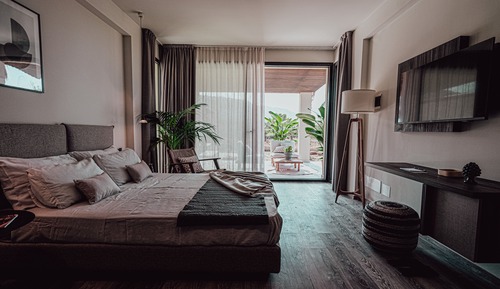 Suite estudio exclusiva, bañera de hidromasaje
