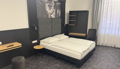 Habitación Deluxe doble, 1 cama doble, ducha adaptada