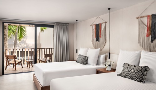 Habitación (Casa Zamna Tropical View Dbl w Q Beds)