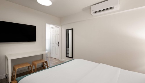 Habitación, 1 cama de matrimonio, no fumadores, vistas al patio