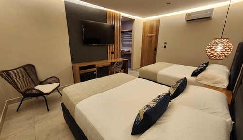 Habitación cuádruple de lujo