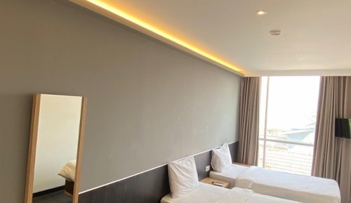 Habitación Deluxe con 2 camas individuales, 2 habitaciones, vistas a la ciudad