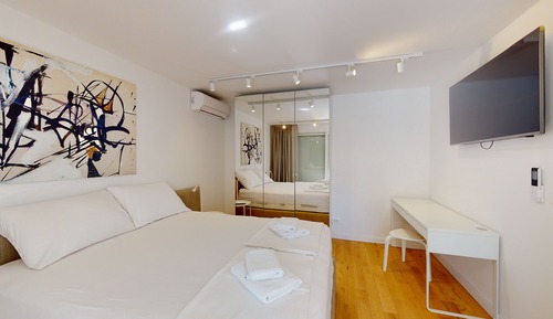 Apartamento de lujo, 1 habitación, vistas a la piscina