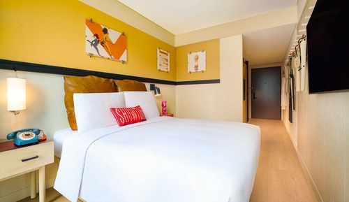 Habitación, 1 cama de matrimonio, no fumadores, vistas a la ciudad