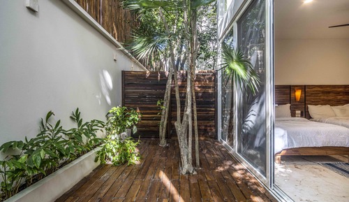 Villa de lujo, 2 habitaciones, patio, vistas al jardín (#501)