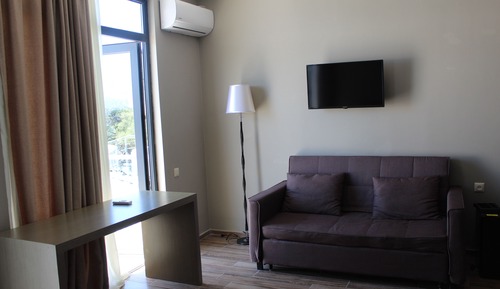 Habitación familiar, 1 habitación, balcón, vistas al mar