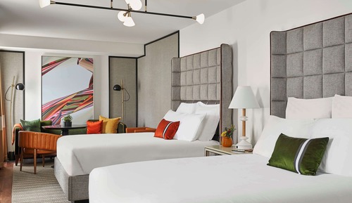 Habitación Deluxe doble, 2 camas de matrimonio