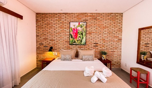 Habitación exclusiva con 1 cama doble o 2 individuales