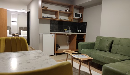 Suite familiar, no fumadores, cocina