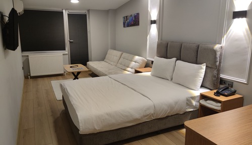 Habitación Deluxe, terraza, vistas a la ciudad