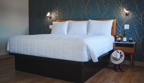 Habitación Deluxe doble, 1 cama de matrimonio grande, vistas a la montaña