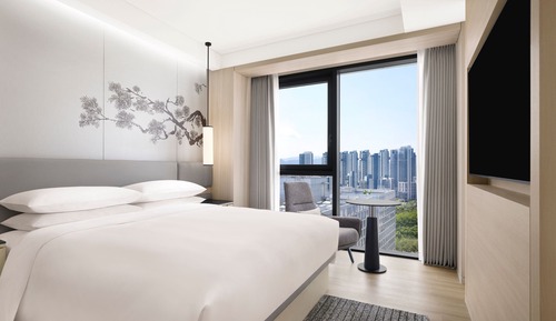 Suite, 1 cama de matrimonio grande, no fumadores, vistas a la ciudad