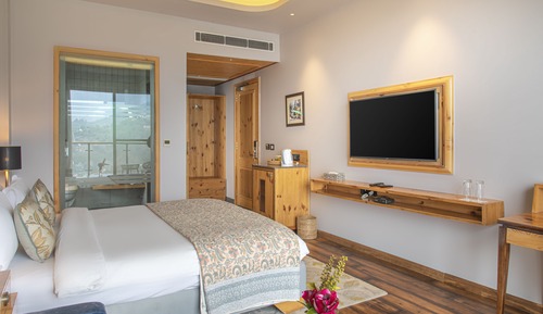 Habitación Club, bañera, vistas a la montaña