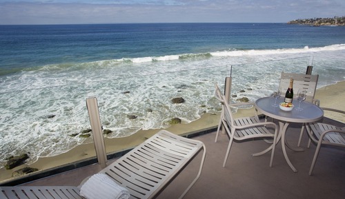 Villa Deluxe, varias camas, balcón, vistas al mar