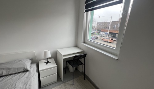 Habitación individual básica, baño compartido, vistas a la ciudad