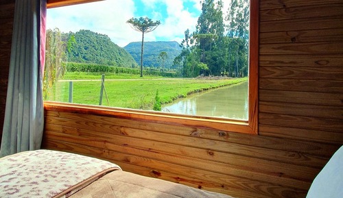 Cabaña de luna de miel, vistas al lago