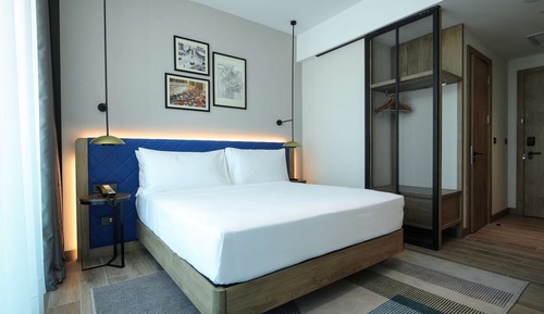 Habitación, 1 cama de matrimonio grande, accesible para personas con discapacidad