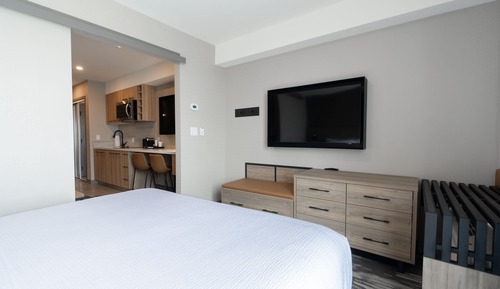 Suite estándar, 1 cama de matrimonio grande con sofá cama, cocina