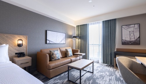 Habitación estándar, 1 cama de matrimonio grande con sofá cama