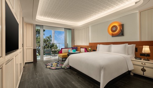 Habitación Premium, 1 cama de matrimonio grande, balcón (Canton Tower View)