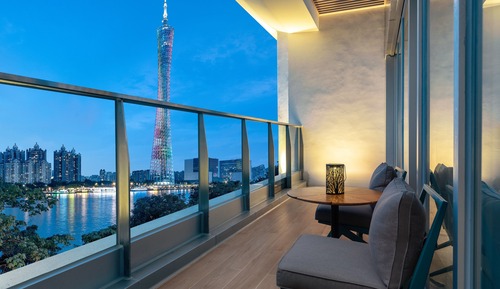 Suite, 1 habitación, terraza (Canton Tower View)