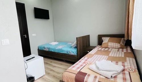 Habitación estándar con 2 camas individuales, vistas al jardín
