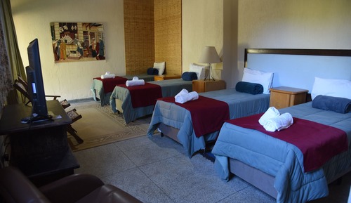Habitación cuádruple superior, 1 habitación, vistas al jardín