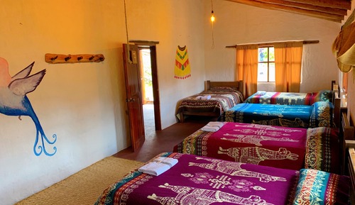 Habitación estándar, dormitorio mixto, vistas a la montaña