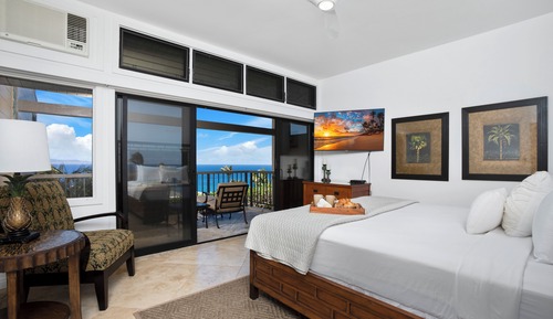 Villa, 2 habitaciones, balcón, vistas al mar (KRV-2912)