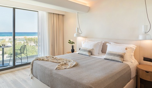 Habitación de diseño con 1 cama doble o 2 individuales