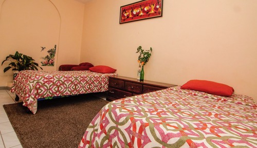 Habitación básica con 1 cama doble o 2 individuales, varias camas