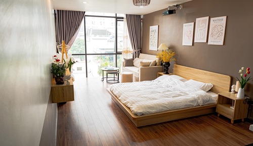 Apartamento superior, 1 cama de matrimonio con sofá cama