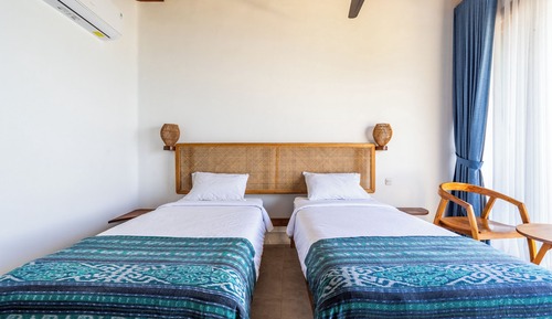 Habitación Deluxe, 2 camas individuales, vistas a la playa