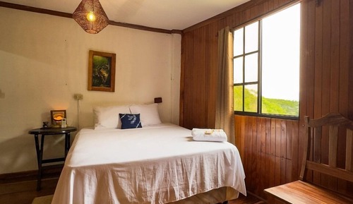 Cabaña panorámica, 1 cama de matrimonio, vistas a la montaña