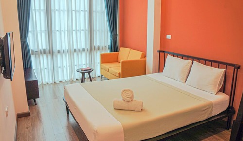 Habitación Confort, 1 cama de matrimonio, vistas al patio