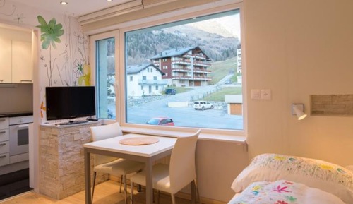 Apartamento económico, 1 cama doble, vistas a la montaña