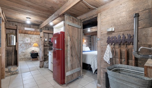 Cabaña, varias camas