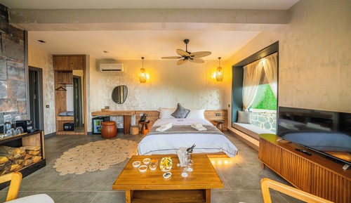Casa Deluxe, 1 cama de matrimonio, no fumadores, vistas al lago