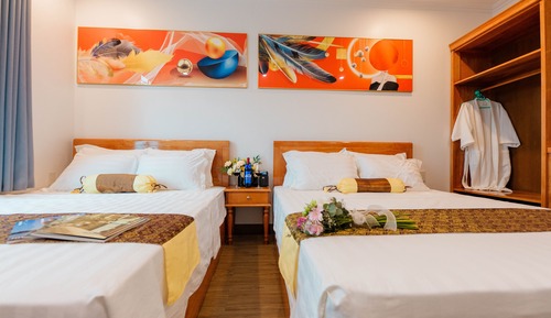 Habitación familiar con 1 cama doble o 2 individuales