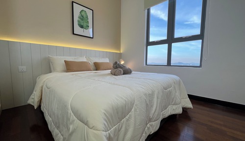 Apartamento familiar, 3 habitaciones, bañera, vistas al mar