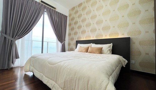 Apartamento familiar, 2 habitaciones, bañera, vistas al mar