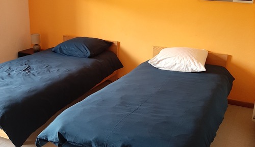 Habitación básica con 2 camas individuales