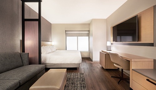 Habitación, 1 cama de matrimonio grande con sofá cama, bañera (Specialty)