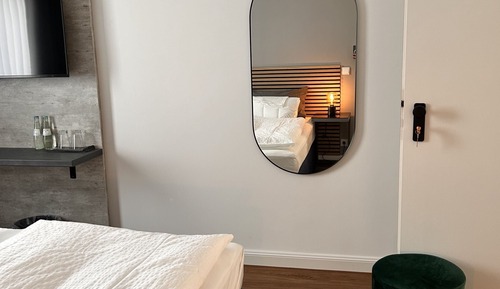 Habitación de diseño doble, baño privado, vistas a la ciudad