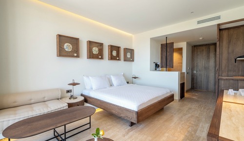 Habitación Deluxe, 1 cama de matrimonio grande, vistas al mar