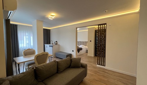 Suite exclusiva, 1 cama de matrimonio con sofá cama, vistas al mar
