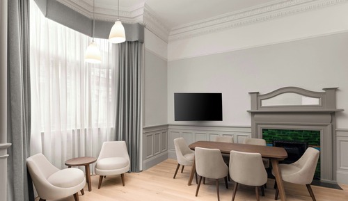 Suite, 1 cama de matrimonio grande, vistas a la ciudad